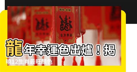 龍年顏色|12生肖最強開運秘訣 幸運數字、顏色與方位都要筆記。